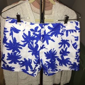Blue/White Shorts